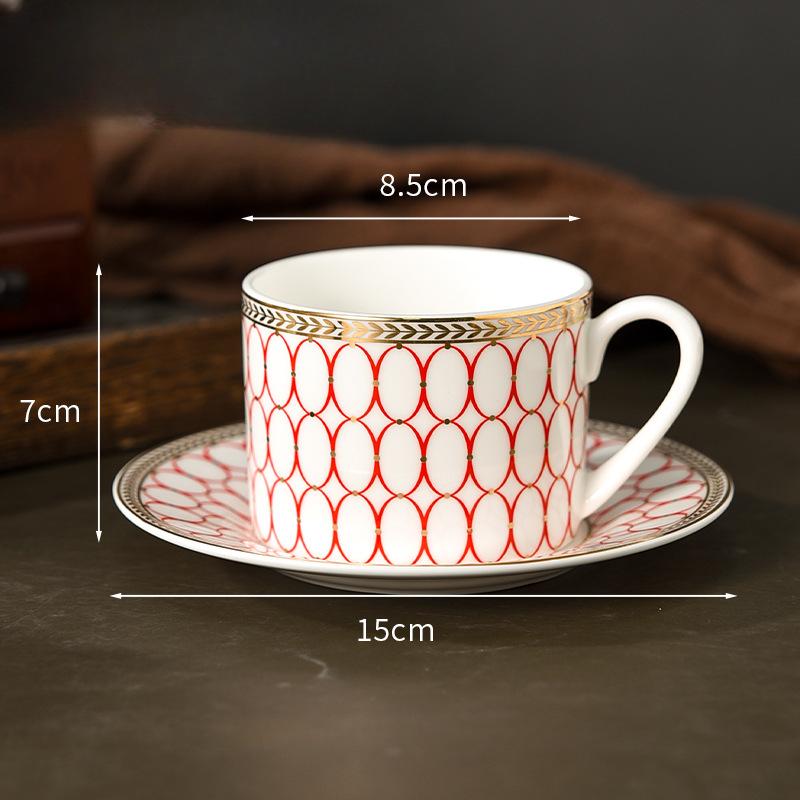 

Ceramic Coffee Cup High End Exquisite Afternoon Tea Cup High End Light Luxury High Value Cup Disc Set Women s Latte Cup 260ml