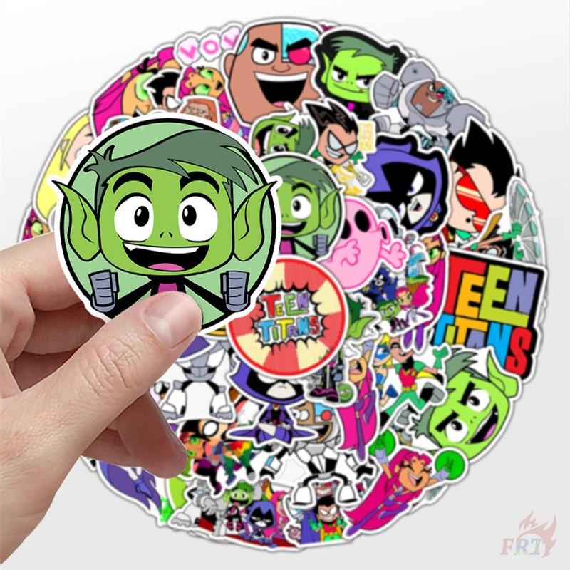 50Pcs/Set Teen Titans Go Stickers DIY Fashion Waterproof Doodle Decals Stickers