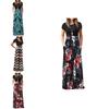 Superbe Robe Longue Maxi Florale Bohème pour Femmes, Idéale pour les Soirées Cocktail et les Événements d'Été