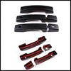 Black Door Handle Cover Trim Outside Exterior For Land Rover Defender 90 -23
