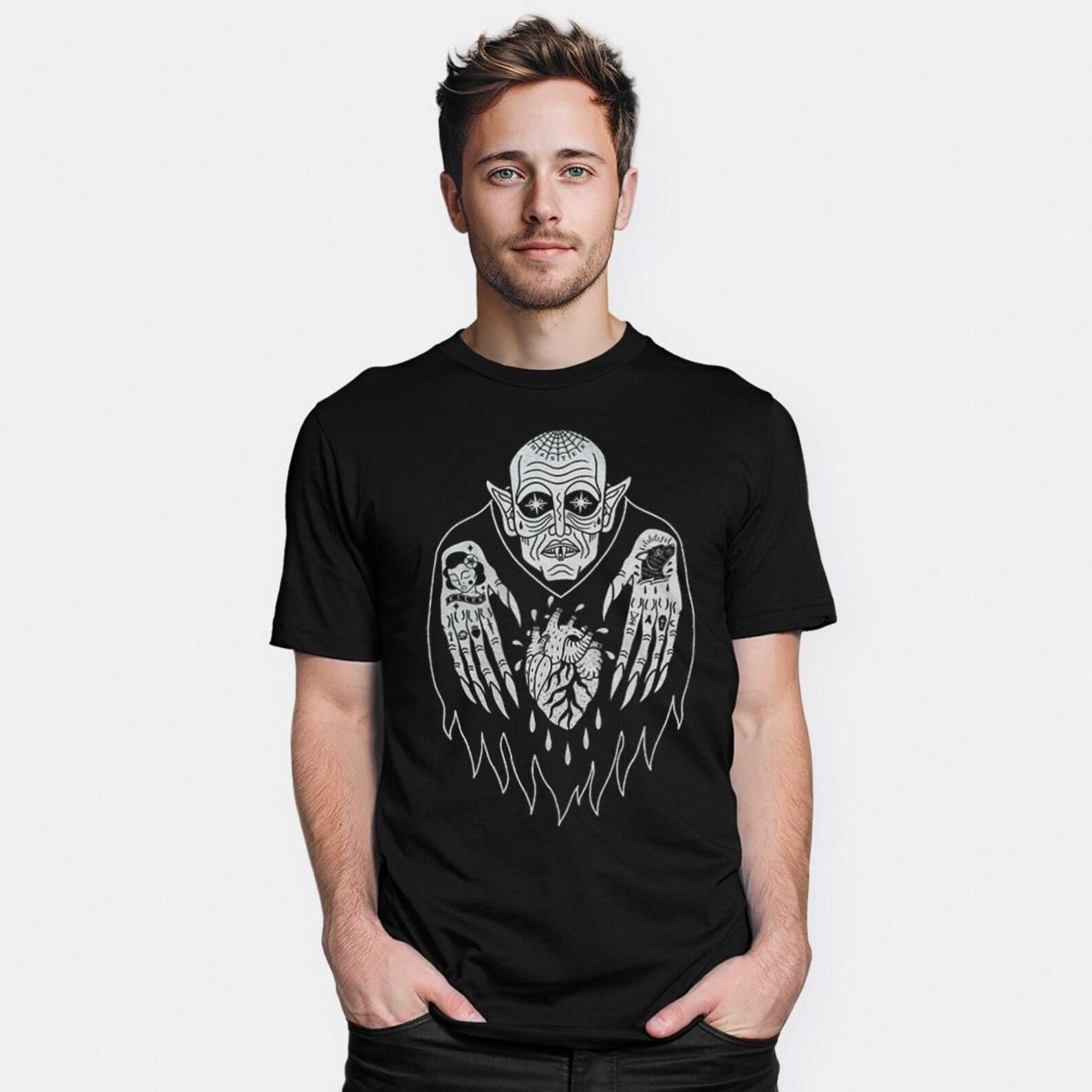 Tattooed Nosferatu T-Shirt, Men s Women s Sizes (NSF-08987) 4XL