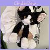 Devon Rex Cat Plush Toy With Long Fur And Pp Cotton Filling For Cat Lovers Gift