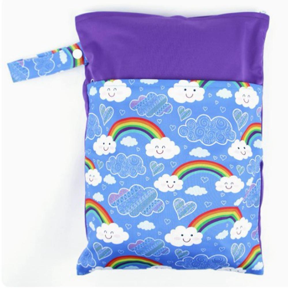 

25*35 см Гладкий мішок для сечі на блискавці Багатофункціональний чохол для пелюшок Wetbag Гігієнічна прокладка Зберігання 9