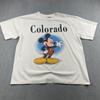 Vintage Single Stitch Mickey Mouse Unlimited Disney T-Shirt Sz XL White USA Made