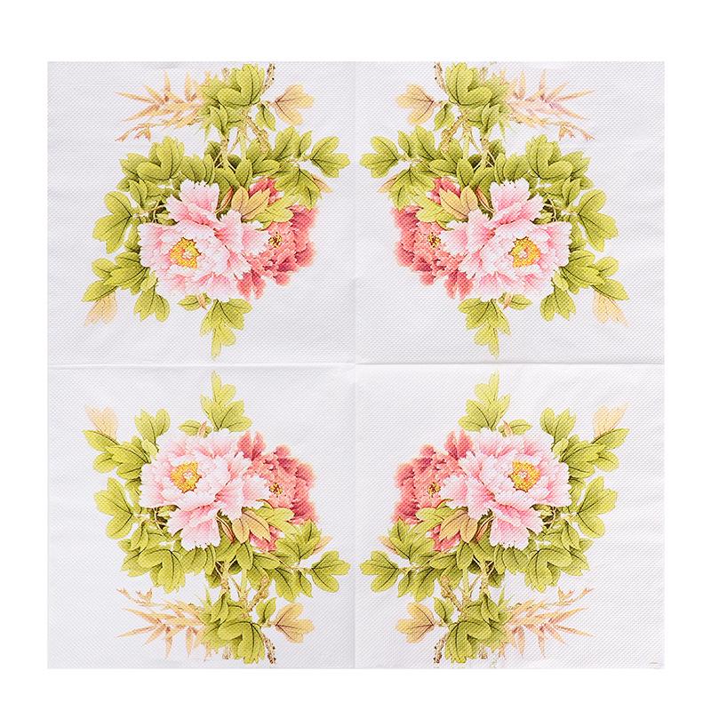 Richly Patterned Printed Napkin Tissue for Western Restaurants and Bakeries