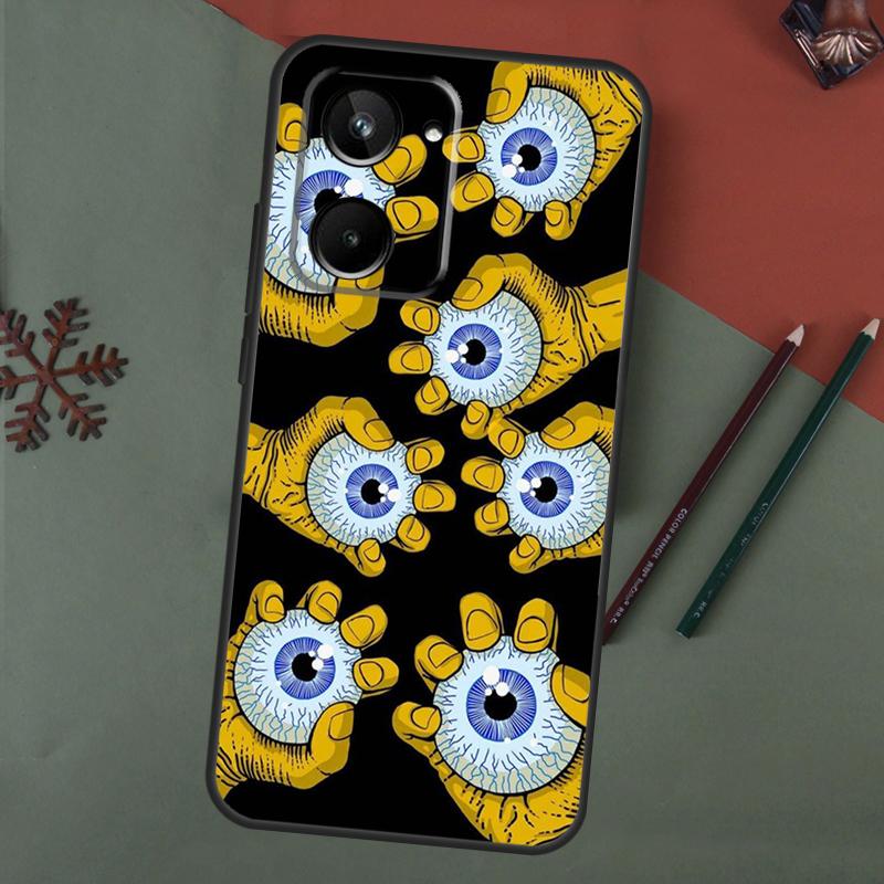 Hands with eyes Case For Realme 15 Pro GT7 GT6 C65 C67 C61 C53 C55 C51 C35 C63 C71 C75 11 12 13 14 Pro Plus