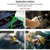 1M AN4 4AN Black Braided Oil Fuel Fittings Hose End 0+90 Degree Oil Adaptor Kit Oil Fuel Hose Line