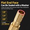 1/8" 1/4" Messing Verlängerungsnippel 50mm-200mm Außengewinde Innengewinde Fitting Für Wasserleitungen