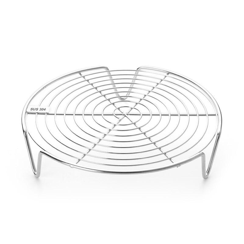 304 Stainless Steel Steaming Plate Grilling Net Steaming Drawer Electric Rice Cooker Steaming Rack for Steaming Pieces Household Steamer Grating Wok