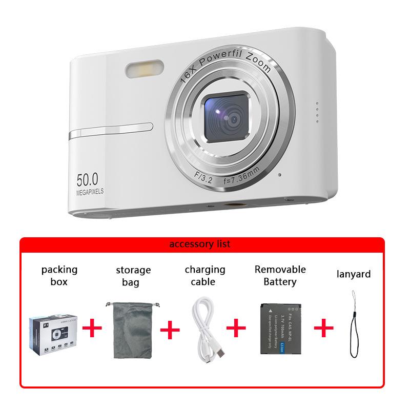 High-Definition Dual CCD Retro Mini SLR Camera for Photos and Videos