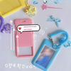 Pack of 4pcs Star Shaped Keychain Card Pocket Secure Lock Lightweight Portable Multiple Colors Plastic Construction