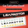 Für Leapmotor T03 Auto Modifikation Heckklappen Überzug Vinyl Folie Aufkleber Benutzerdefiniertes Auto Emblem Buchstaben Aufkleber