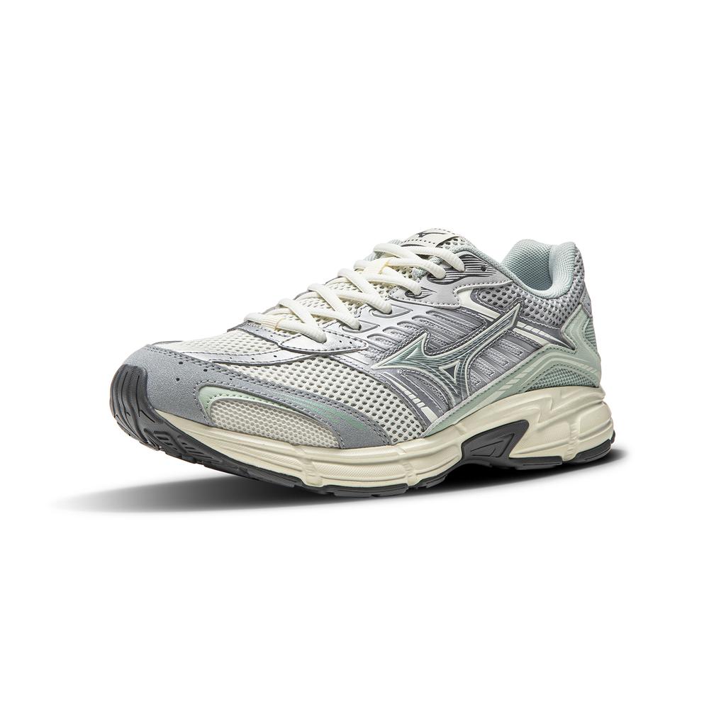 Mizuno Speed 2010 Millennium Retro Sports Urban Commuting Fashion Versatile Comfortable Low-Top Running Shoes Kids sneaker Silver D1GH251709