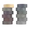 Diy Glitter Washi Tape Set - 12 Rolls Colored Masking Tape, Sparkle Decorative Tape For Art, Scrapbook Tape,decor & Crafts (dark) - GXCC