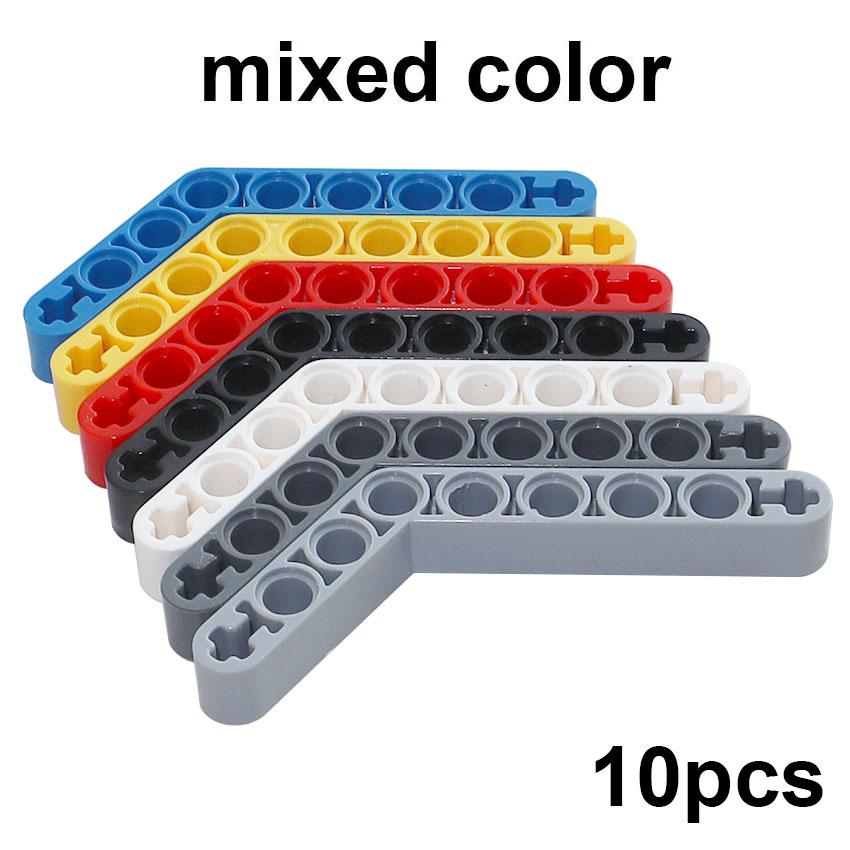 

6629 High-Tech Bent Liftarm Thick Assembles Particles 10PCS MOC Building Blocks Part 6x4 DIY Educational Technical Bricks Toys