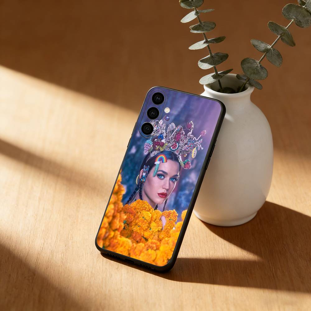

Singer K-Katy Perry Phone Case For Samsung GalaxyA13,21s,22,31,32,52,53,71,72,73,Soft Black Cover Samsung a72