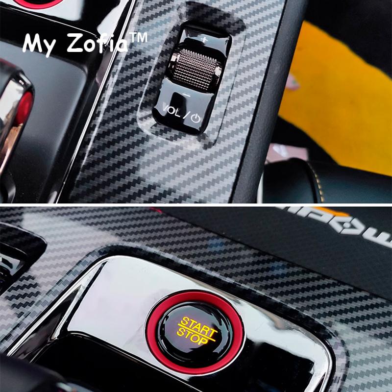 For New DODGE Attitude GT GAC Empow 2024 2025 Car Protective Film Central Control Shift Button Conditioning Button Accessories