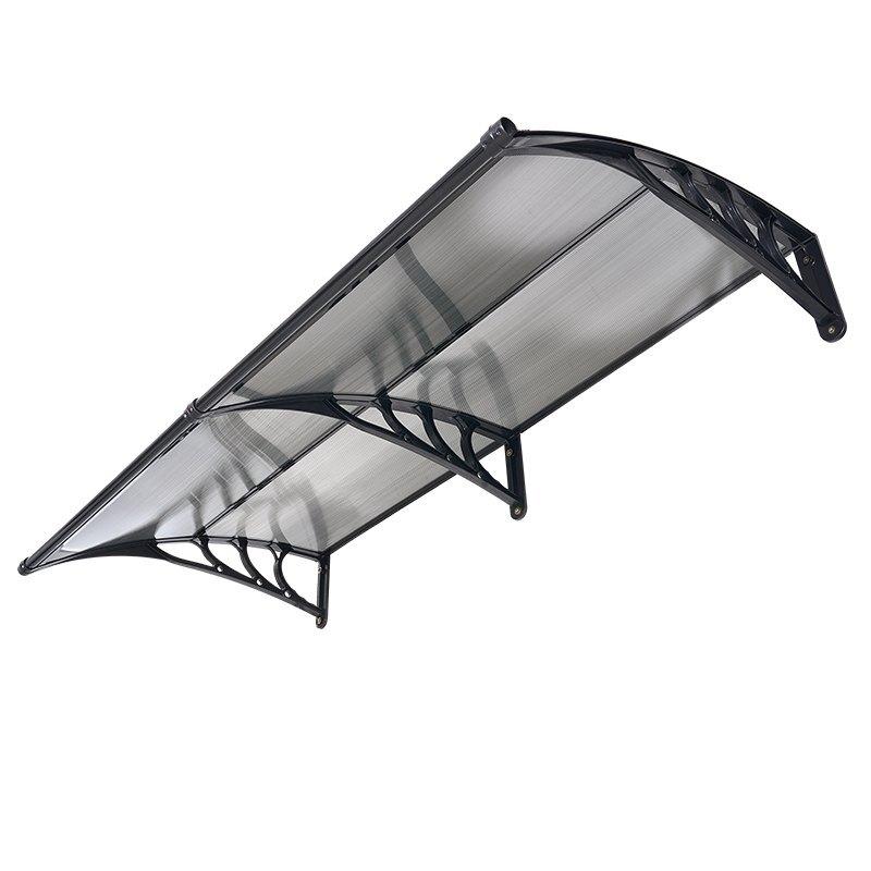 Awnings for Door Entrance, 38 x 78 in, Exterior Front Door Window Awnings with Drainage & ABS Bracket, Rain Snow Sun Protection, Overhang