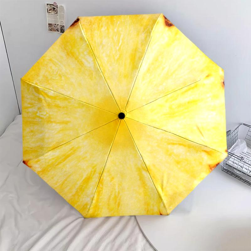 1 PC Automatic Folding Umbrella - Cartoon Pattern, Portable & Foldable Design with 8 Ribs, Christmas Birthday Gifts
