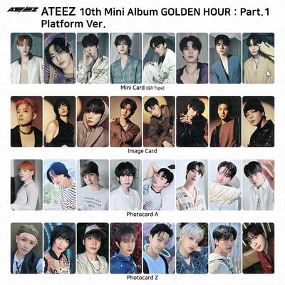 10. Mini-Album Golden Hour Part.1 Plattform Ver Fotokarte Minikarte KPOP