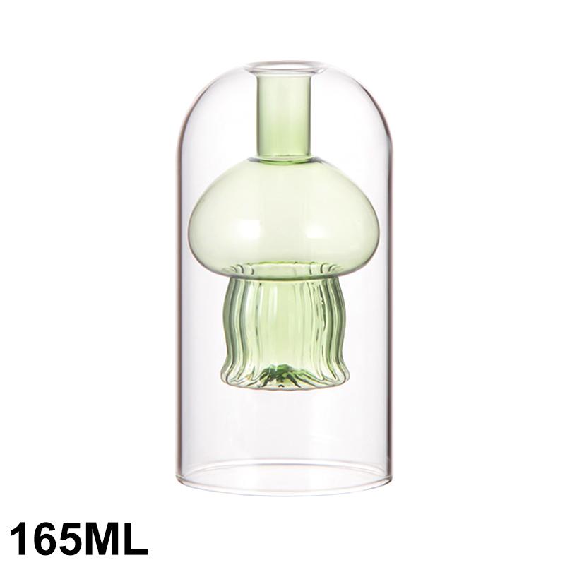 

1 шт. Медуза ароматерапевтическая бутылка стеклянный контейнер гидропонная ваза для цветов украшение для дома орнамент 5 цветов зелёный