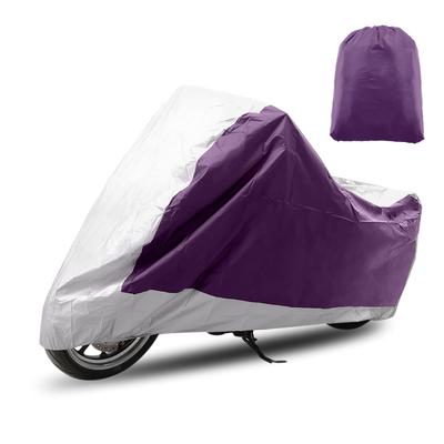 X AUTOHAUX All Season Universal Waterproof Sun Shade Motorcycle Cover with Storage Bag Fits