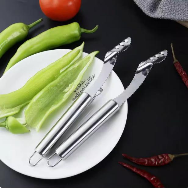 Stainless Steel Fruit Corer & Seed Remover for Apple, Pear & Chili