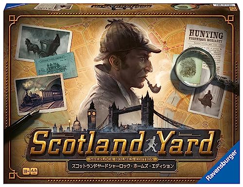 Ravensburger Scotland Yard: Sherlock Holmes Board Game 27529 8 (Ages 10+) [Family Game, Tabletop Game, Strategy Game, Detective Game, Gift (Birthday/C