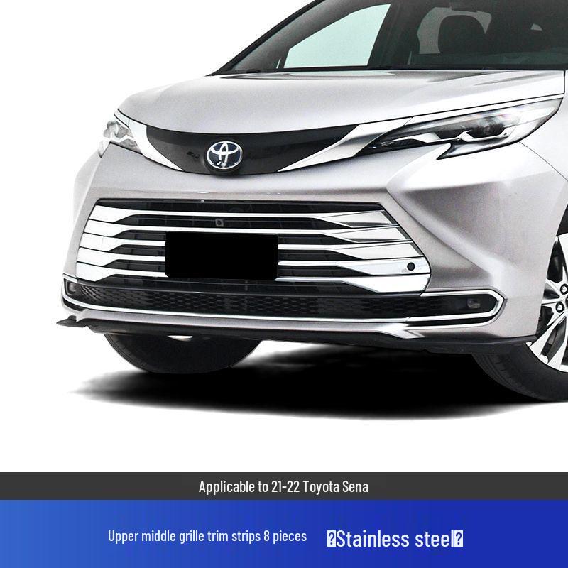 Toyota Sienna 23-24 Front Grille Trim Strips - Decorative Exterior Modification Parts