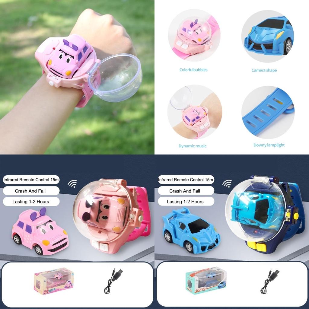 Creative Children's Watch Remote Control Car Toy Usb Charging 15m Range Long Battery Life