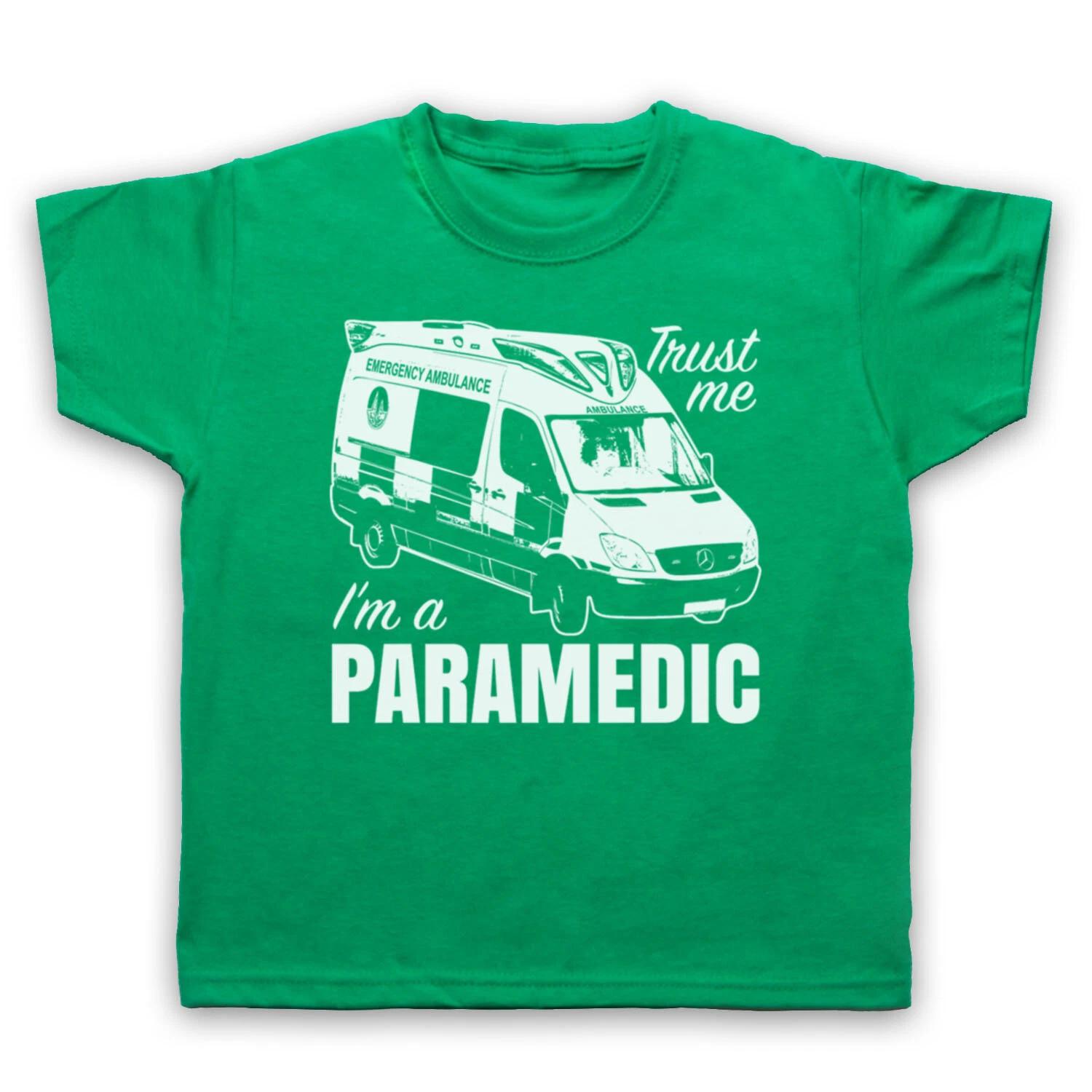 TRUST ME I M A PARAMEDIC EMERGENCY RESPONSE AMBULANCE KIDS CHILDS T-shirt 160