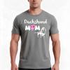 Dachshund Mom Tshirt Summer Casual Cotton Tee Oversized Streetwear Tops Vintage Graphic Print Loose Fit Short Sleeve