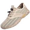 Mesh Hiking Shoes Men's Single Mesh Hollow Breathable Leisure Outdoor Adventure River Wading