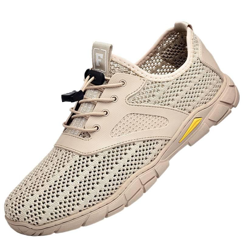 Mesh Hiking Shoes Men's Single Mesh Hollow Breathable Leisure Outdoor Adventure River Wading