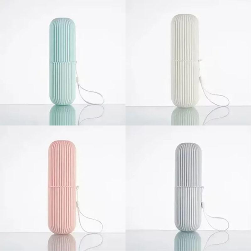 1/2/3/S Portable Toothbrush Cup Bathroom Toothpaste Holder Storage Case Box Organizer Travel Toiletries Storage Cup