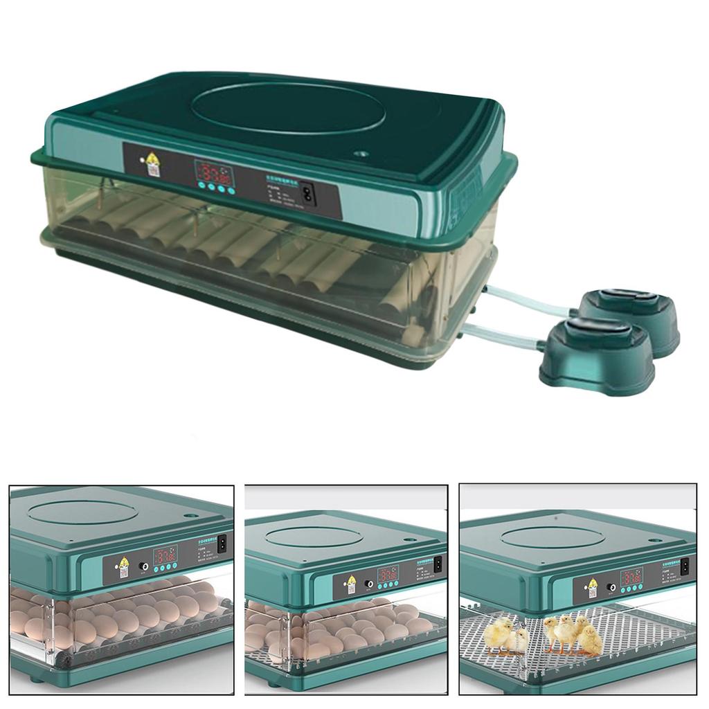 Egg Incubator Automatic Intelligent with Automatic Egg Turning and Water Adding with Light Small Egg Hatcher Machine for Chicken