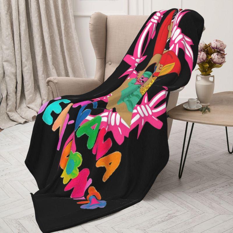 Custom Colombian Singer Karol G Manana Sera Bonito Blanket Soft Fleece Spring Autumn Warm Flannel Throw Blankets Bedding Quilt