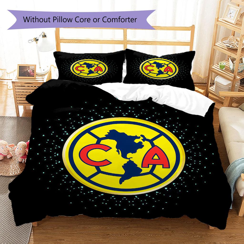 Club America Pattern Bedding,Quilt Set Quilt Cover Pillowcase Home Birthday Gift(1 * duvet cover + 2 * pillowcase, without core)