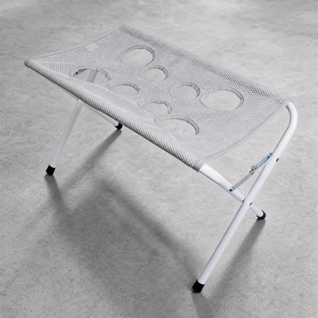 Foldable Pet Bath Table with Mesh Surface Quick-Drying Furniture Sturdy
