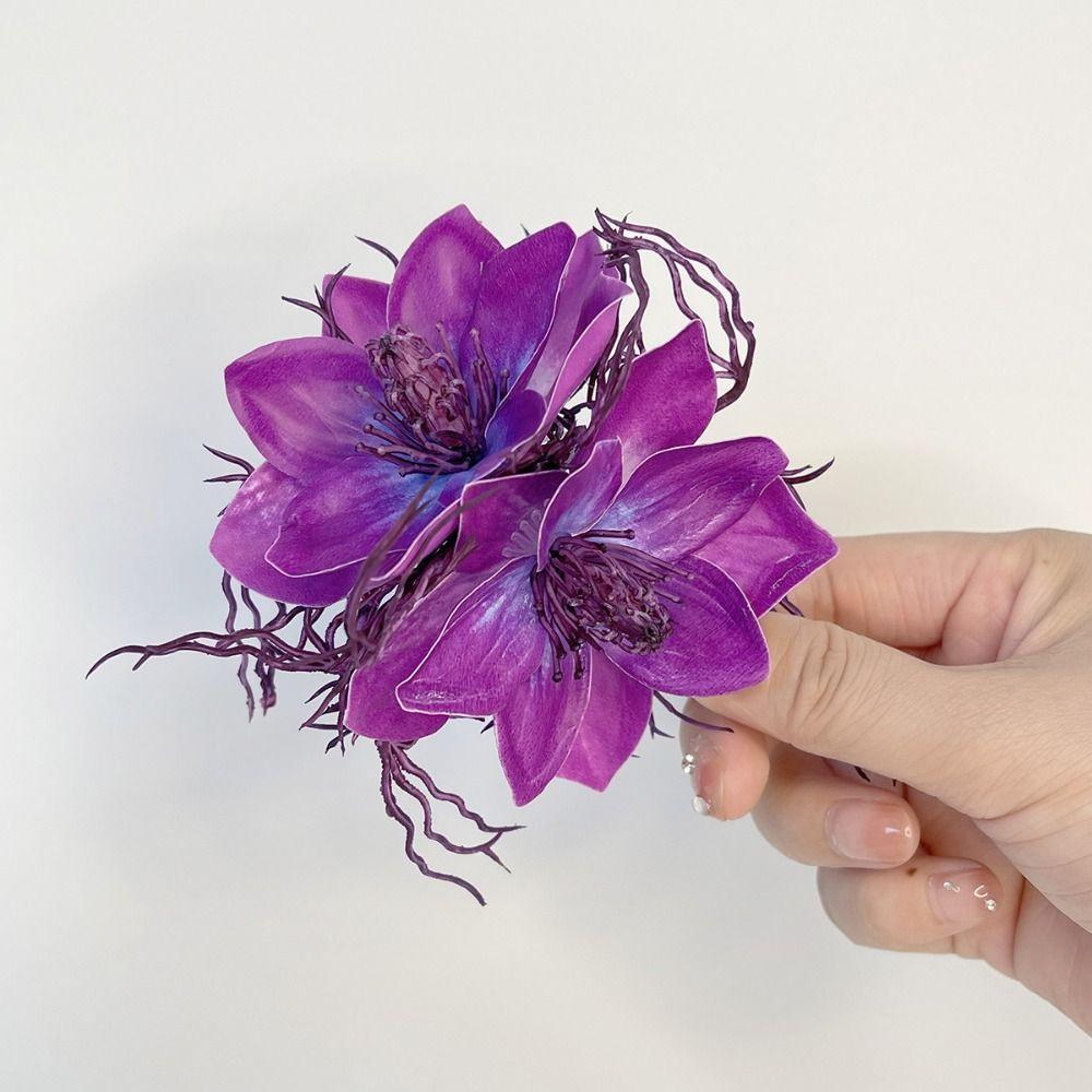 

Sweet Floral Duckbill Clip Bohemian Style Hair Accessories Temperament Sweet Barrettes Party