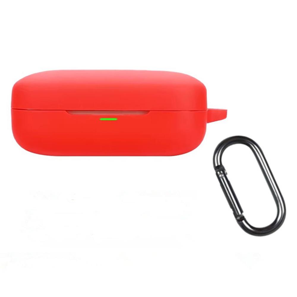 For Realme Buds Air 7 Pro Protective Case Wireless Earbuds Silicone Cover with Anti-Lost Buckle