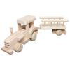 WOODEN TRACTOR WITH TRAILER ECO Toy Car