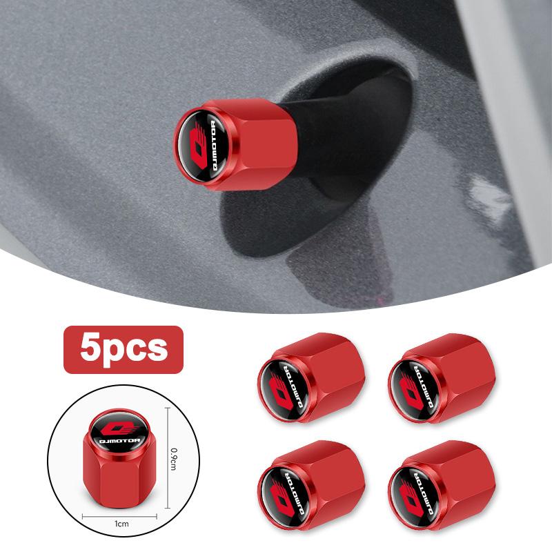 5PCS Metal Alloy Motorcycle Wheel Tire Valve Stem Cap Dustproof Cover For Qjmotor Srt Srk Srv 250 300 550 650 800 S Qj 500S 300S