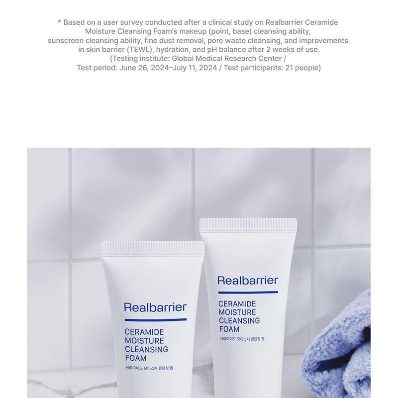 Realbarrier - Ceramid Feuchtigkeits Reinigungs Schaum Jumbo