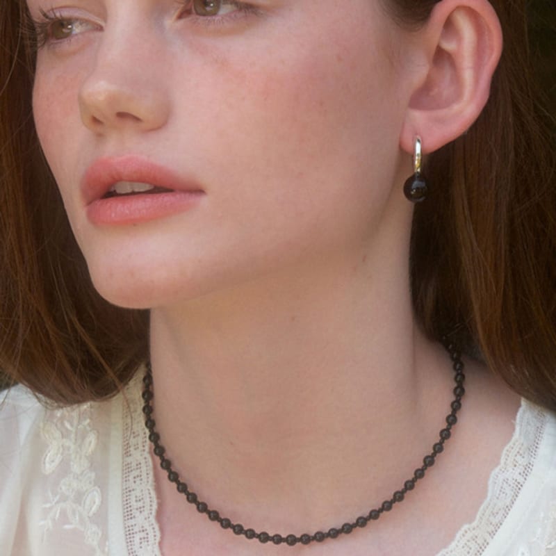 LOVE ME MONSTER Onyx Mix Necklace (L242MNK070)