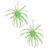 Bionic Soft Bait 2Pcs Sea Urchin Lure, 11cm/10g Floating Topwater Artificial Lightweight Lure Bait, Fuzzy for Freshwater Saltwater Fishing