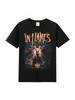 In Flames T-shirt Metalband Korte Mouw Zwart T-shirt Herenmode Korte Mouw Katoenen T-shirt Casual Haruku Streetwear T-shirts.Jpg