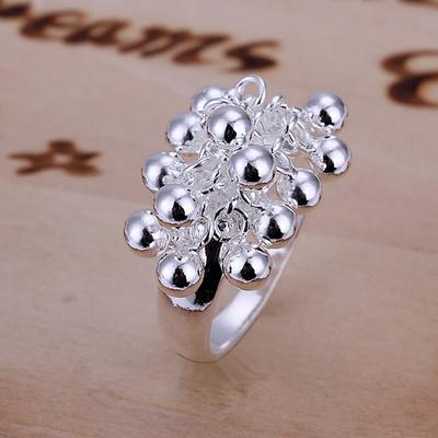 925 Renk Gümüş Weomen Lady Düğün Kadınlar Sevimli Hediyeler Üzüm Yüzükler Güzel Trendy Takı