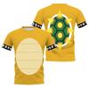 Tecknad Bowser 3D-printad T-shirt Harajuku herr- och damkläder Casual topp Cosplay-kostym Pojkar/Flickor Sommar Kortärmad T-shirt