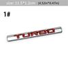 DSYCAR 1 Stück 3D Metall 210 220 TURBO Auto Seitenkotflügel Heckklappe Emblem Abzeichen Aufkleber Decal